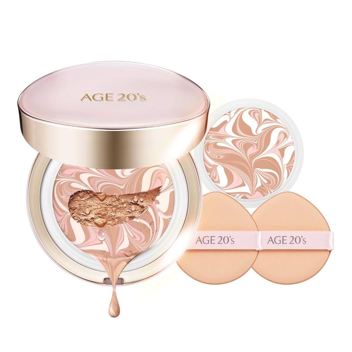 AGE 20'S Signature Essence Cover Pact Moisture 14g*2 - #23 Medium Beige (With Refill Core)) Health & Beauty oceanbuy beauty markham toronto free ship USA asian korean skincare