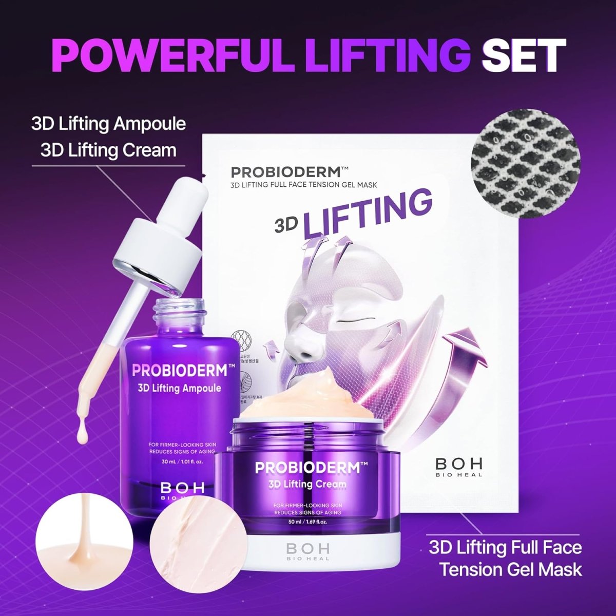 BIOHEAL BOH Probioderm 3D Lifting Ampoule 30ml Health & Beauty oceanbuy beauty markham toronto free ship USA asian korean skincare