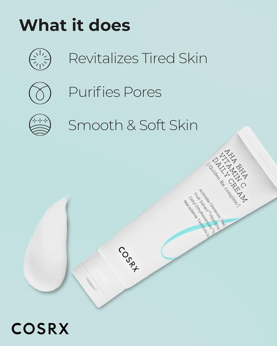 COSRX Refresh AHA BHA Vitamin C Daily Cream 50ml Health & Beauty Kbeauty markham toronto free ship USA asian korean