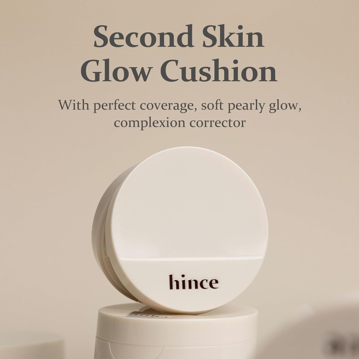 hince Second Skin Glow Cushion 12g - #21 Ivory Health & Beauty oceanbuy beauty markham toronto free ship USA asian korean skincare