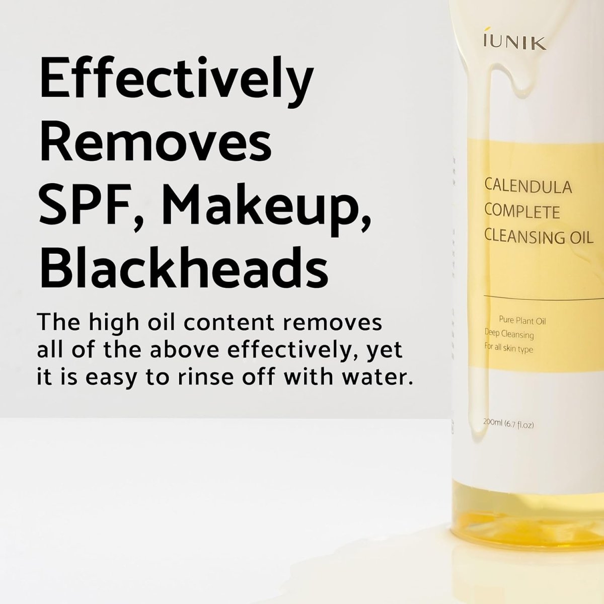iUNIK Calendula Complete Deep Cleansing Oil 200ml Health & Beauty