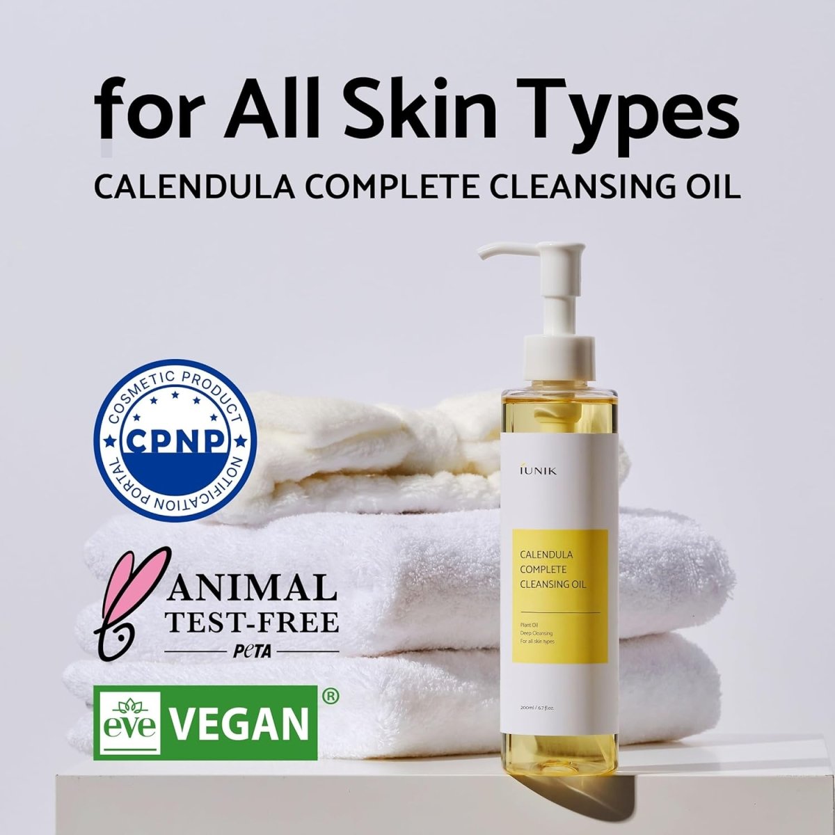 iUNIK Calendula Complete Deep Cleansing Oil 200ml Health & Beauty