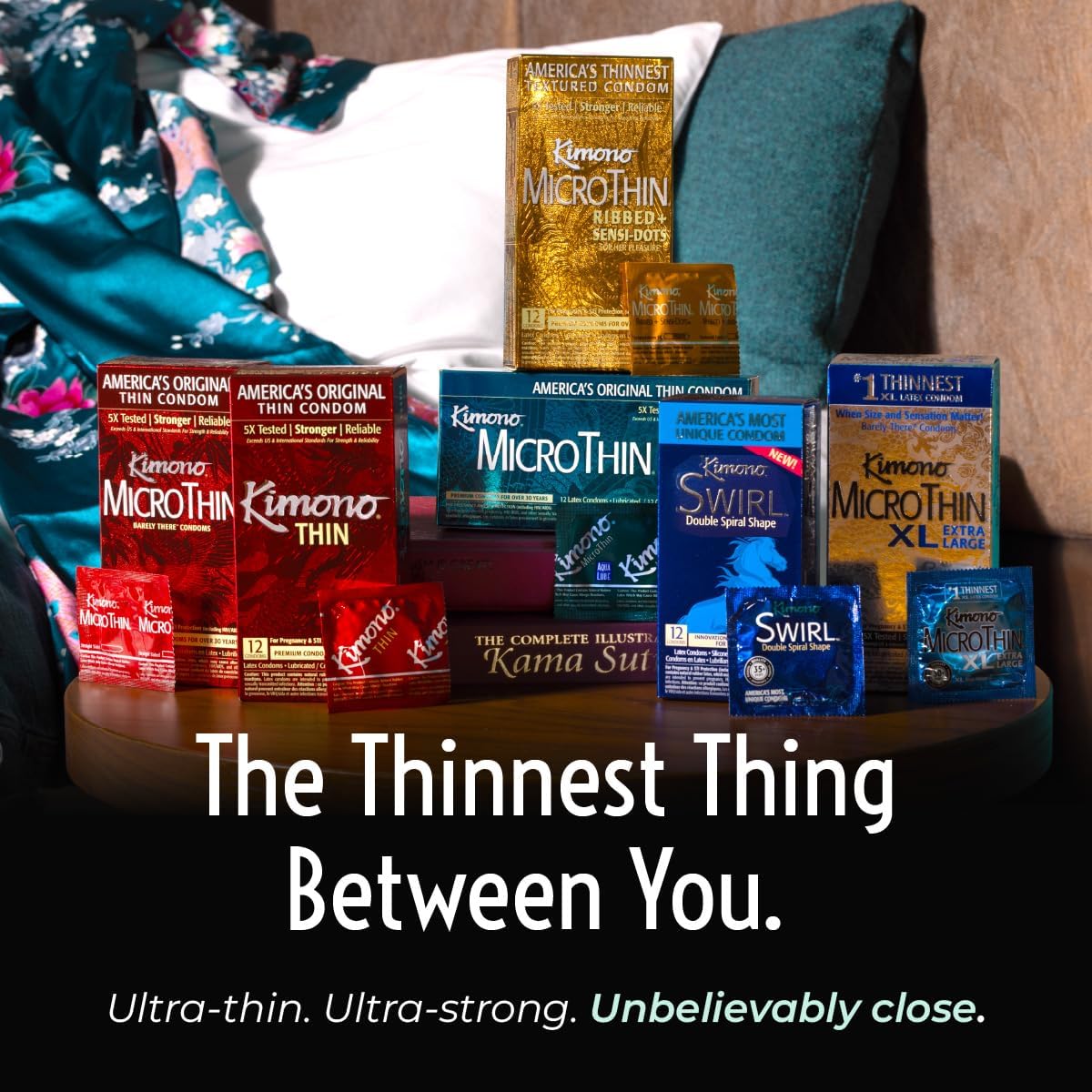 KIMONO Mirco Thin Condoms 12Pcs Health & Beauty