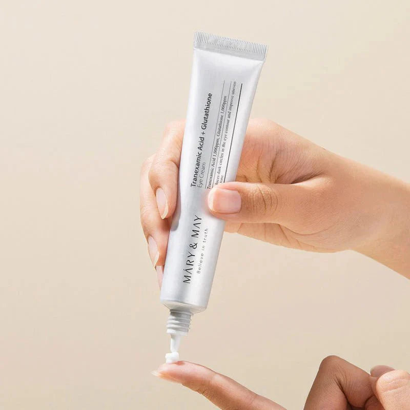 MARY & MAY Tranexamic Acid + Glutathione Eye Cream 30g Health & Beauty
