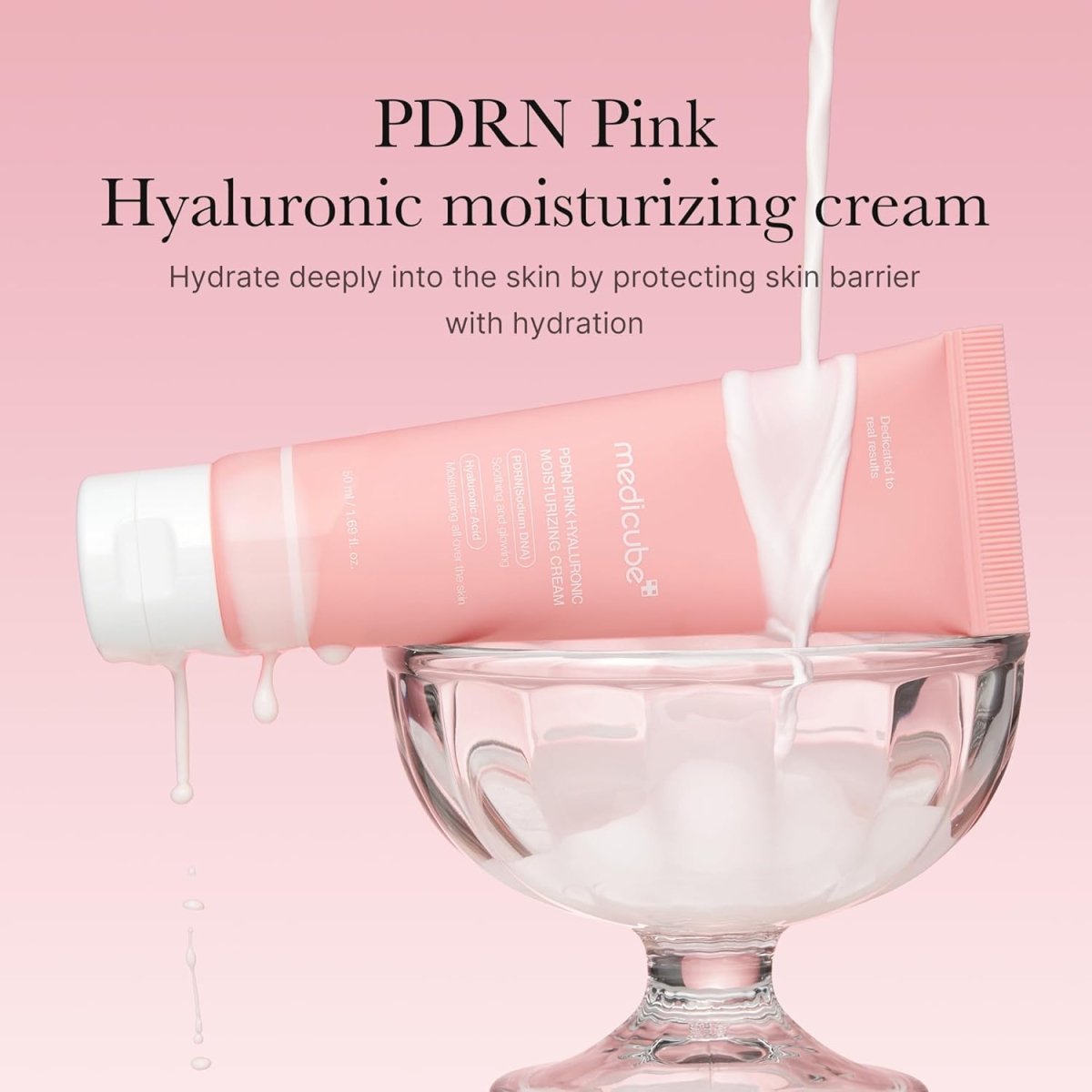 MEDICUBE PDRN Pink Hyaluronic Moisturizing Cream 50ml Health & Beauty oceanbuy beauty markham toronto free ship USA asian korean skincare