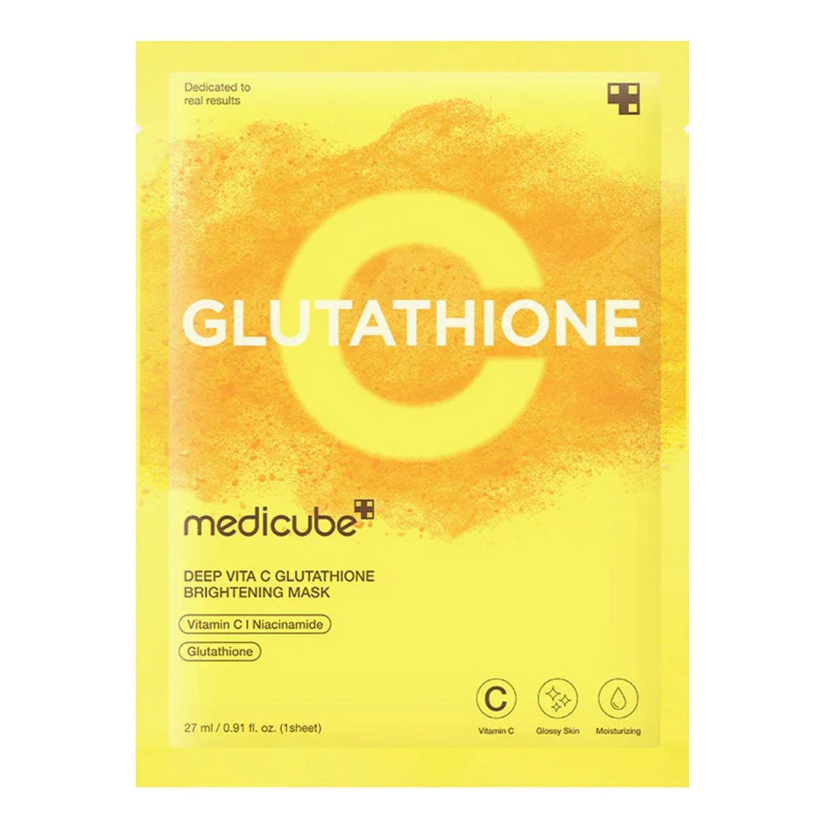 MEDICUBE Deep Vita C Glutathione Brightening Mask 1Pcs Health & Beauty