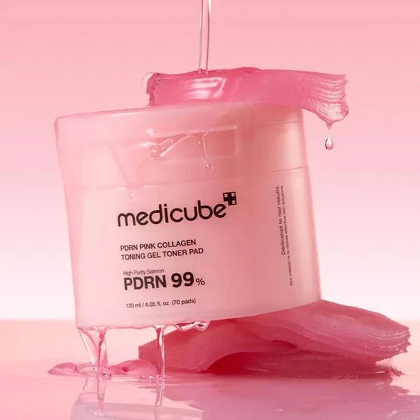 MEDICUBE PDRN Pink Collagen Toning Gel Toner Pad 70 Pads Health & Beauty
