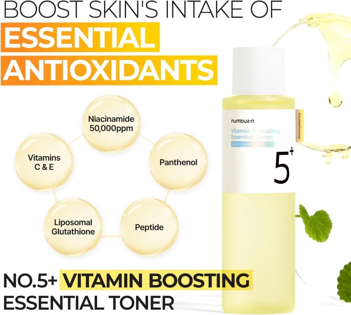 NUMBUZIN No.5+ Vitamin Boosting Essential Toner 200ml oceanbuy beauty markham toronto free ship USA asian korean skincare