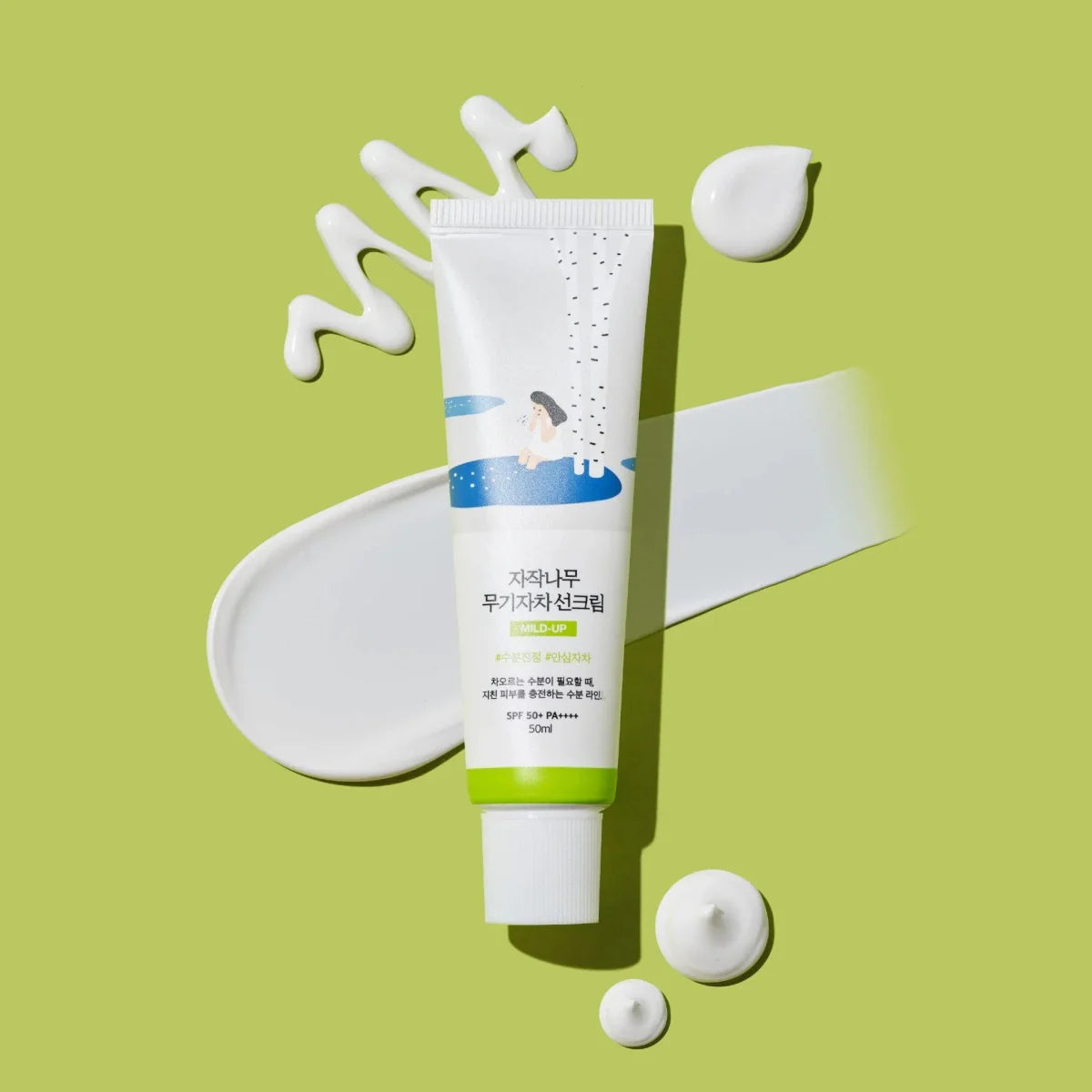 ROUND LAB Birch Juice Moisturizing Mild - Up Sunscreen SPF 50+ PA++++ 50ml Health & Beauty oceanbuy beauty markham toronto free ship USA asian korean skincare