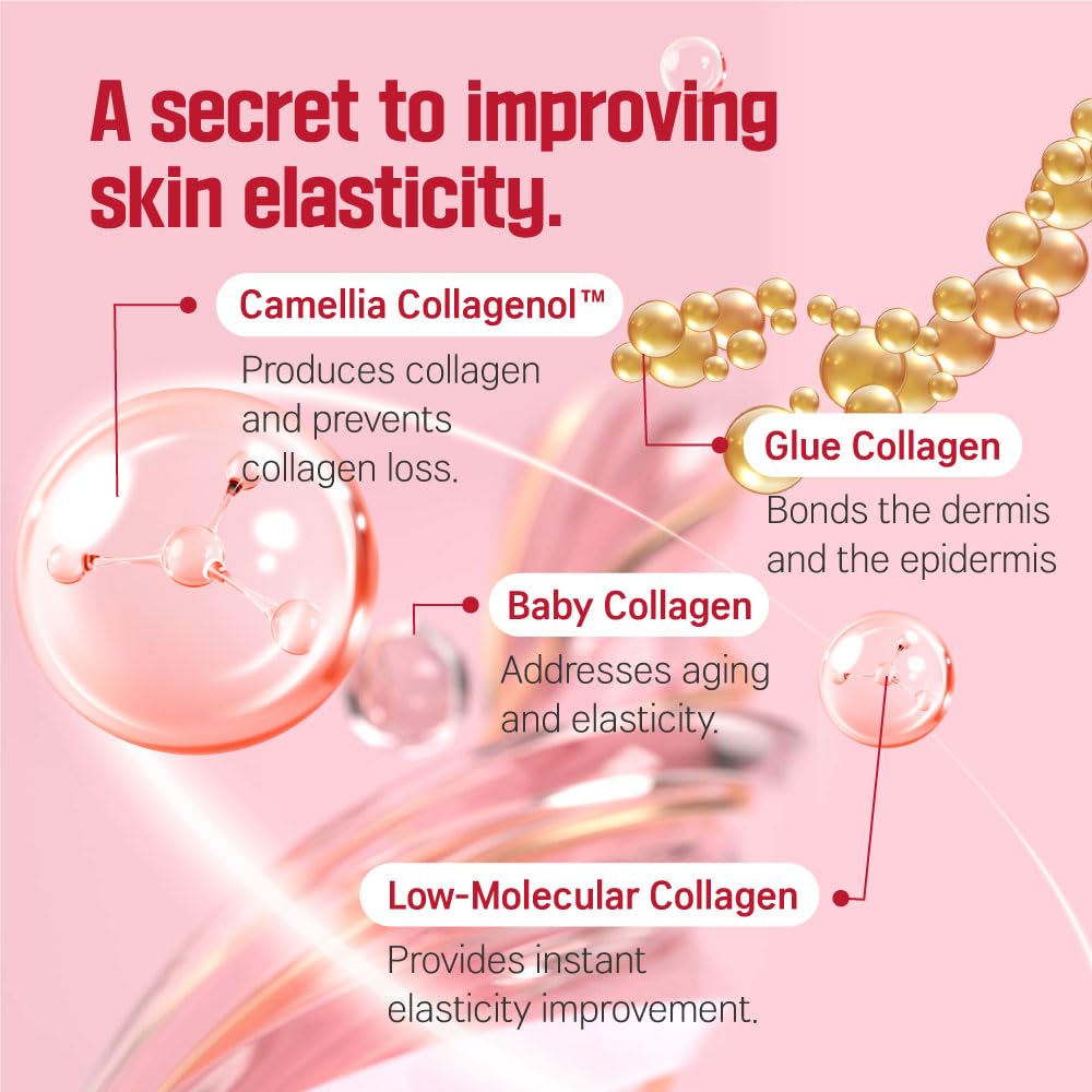 ROUND LAB Camellia Deep Collagen Firming Ampoule 30ml Health & Beauty