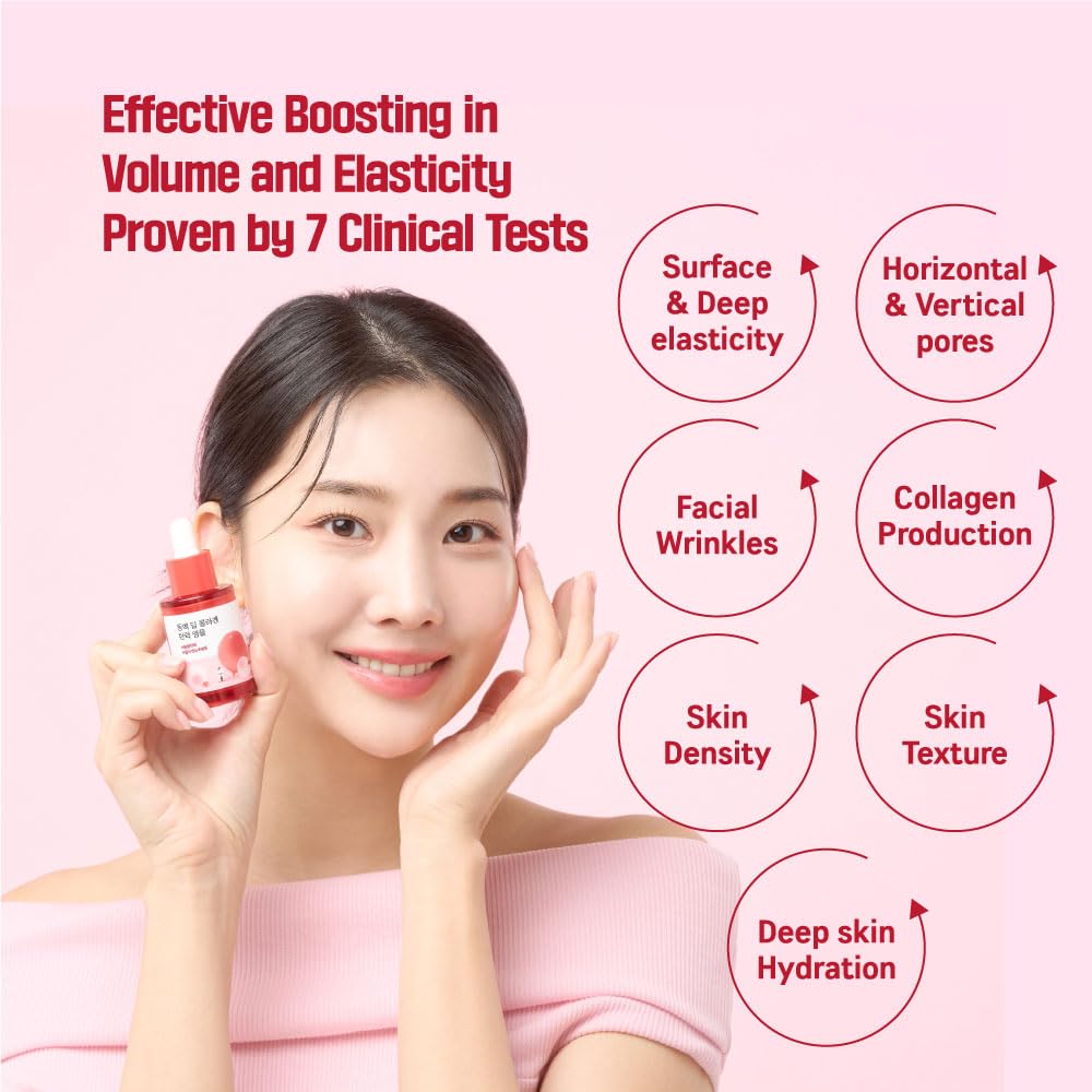 ROUND LAB Camellia Deep Collagen Firming Ampoule 30ml Health & Beauty