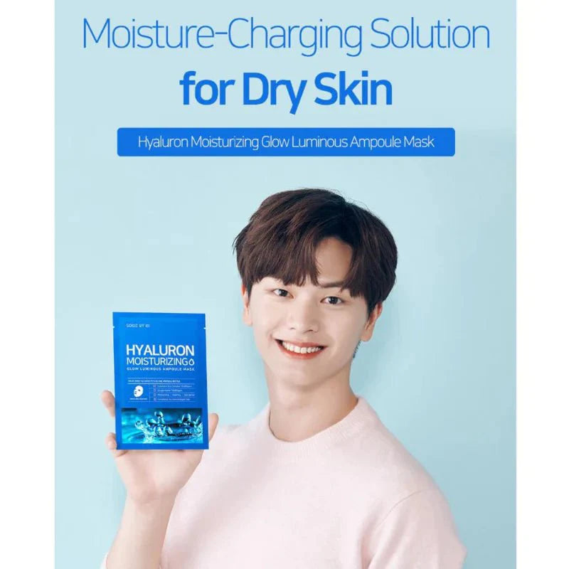 SOME BY MI Hyaluron Moisturizing Glow Luminous Ampoule Mask 1Pcs Health & Beauty oceanbuy.ca markham toronto free ship USA asian korean skincare