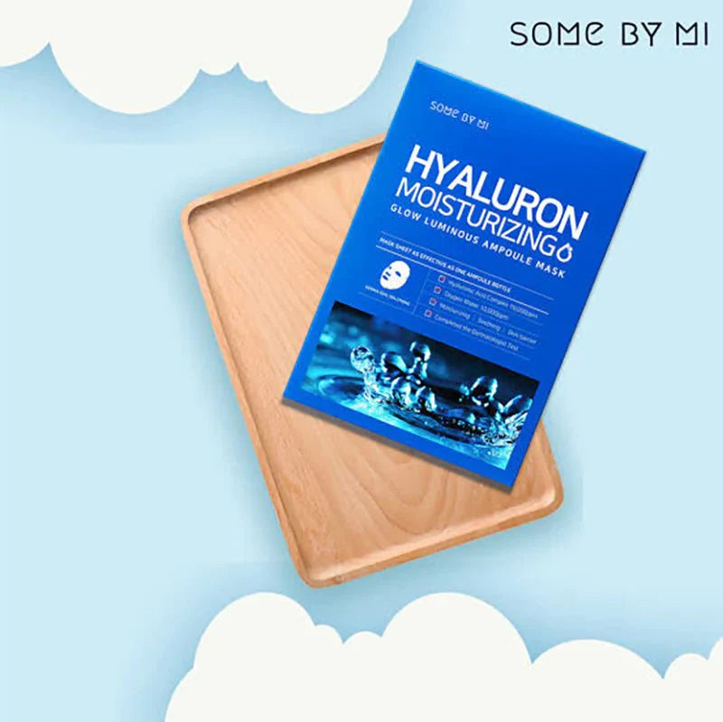 SOME BY MI Hyaluron Moisturizing Glow Luminous Ampoule Mask 1Pcs Health & Beauty oceanbuy.ca markham toronto free ship USA asian korean skincare