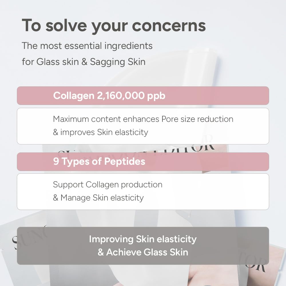 SUNGBOON EDITOR Deep Collagen Power Boosting Mask 4Pcs Health & Beauty oceanbuy beauty markham toronto free ship USA asian korean skincare