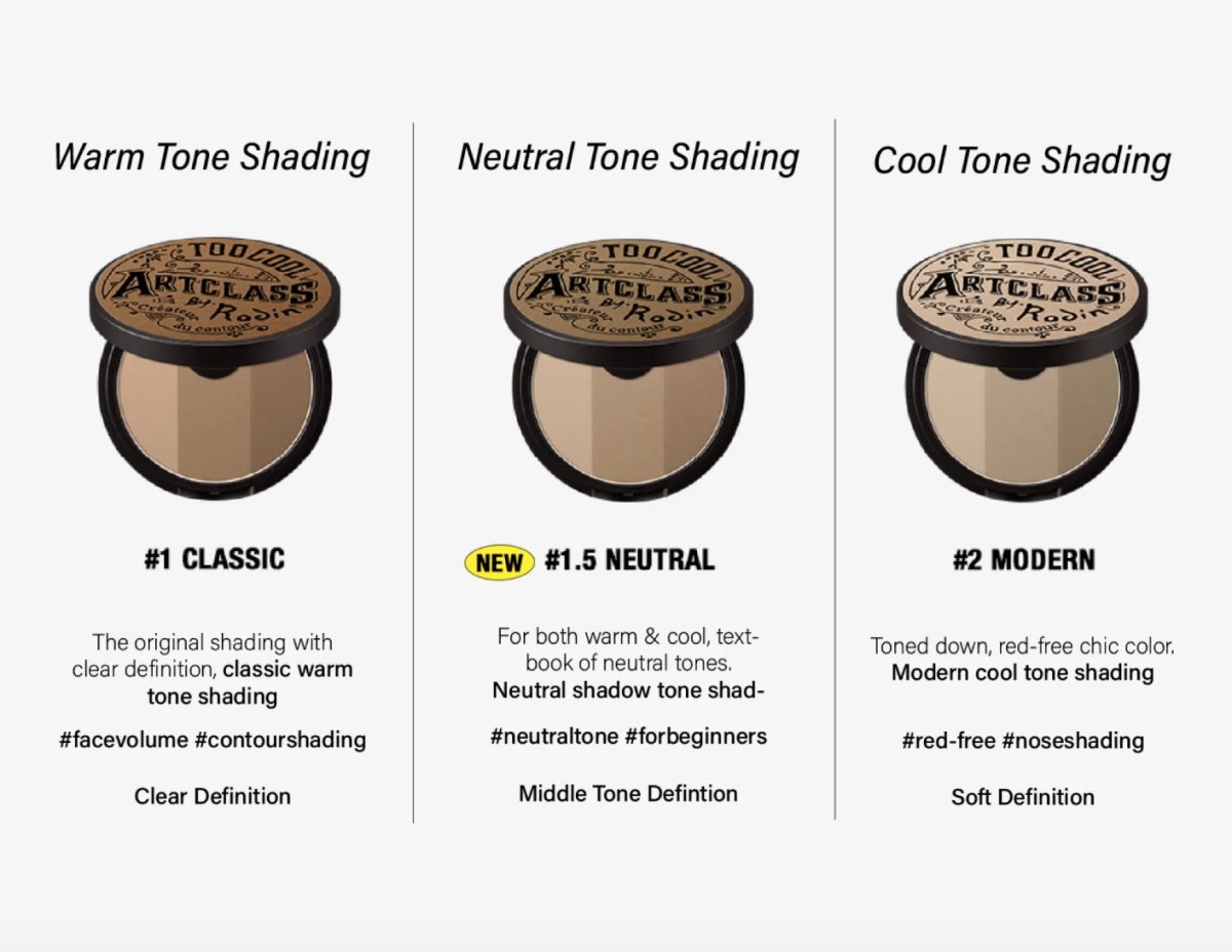 TOO COOL FOR SCHOOL Artclass By Rodin Shading Master 9.5g - 2 Modern Health & Beauty