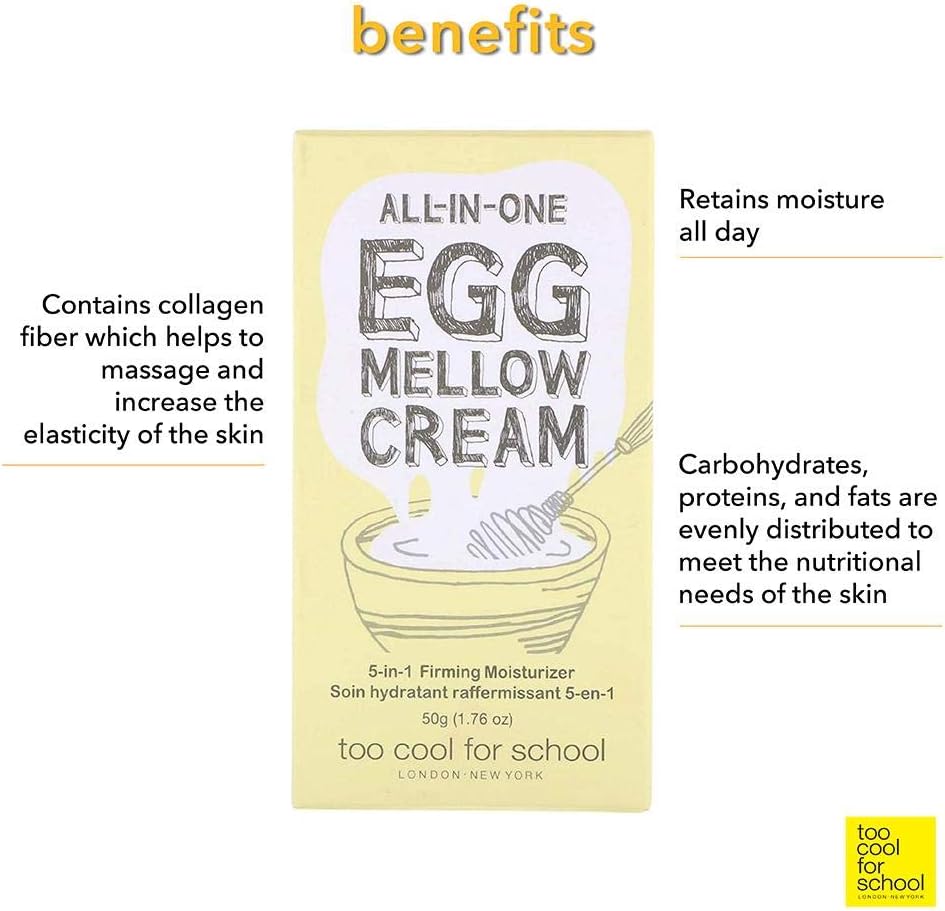 TOO COOL FOR SCHOOL Egg Mellow Cream 50g Health & Beauty