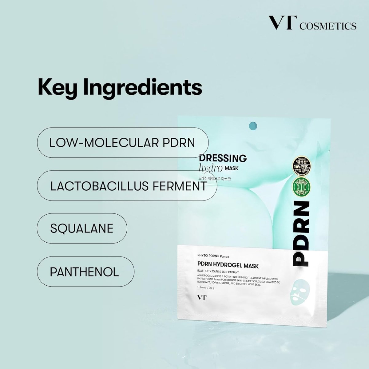 VT PDRN Hydrogel Mask 1Pcs Health & Beauty Kbeauty markham toronto free ship USA asian korean