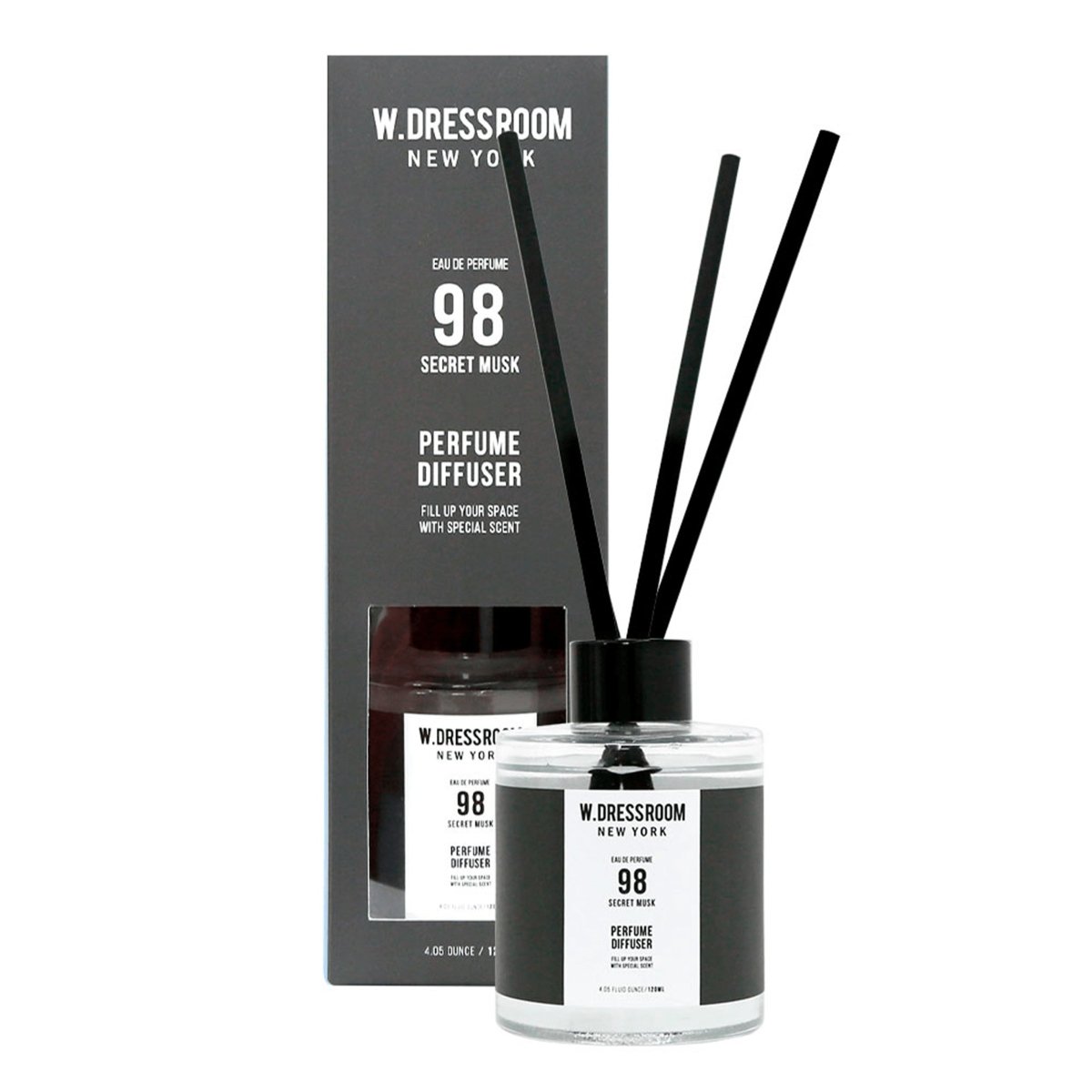 W.DRESSROOM Perfume Diffuser 120ml - No.98 Secret Musk Home & Garden Kbeauty markham toronto free ship USA asian korean