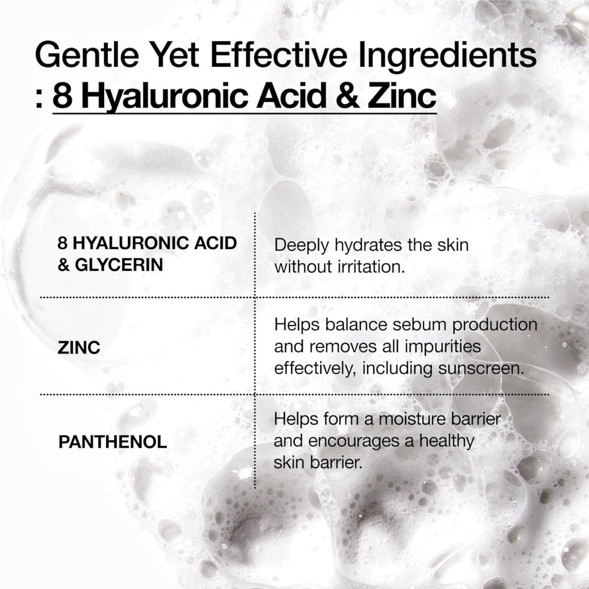ANUA 8 Hyaluronic Acid Hydrating Gentle Foaming Cleanser 150ml Health & Beauty oceanbuy beauty markham toronto free ship USA asian korean skincare