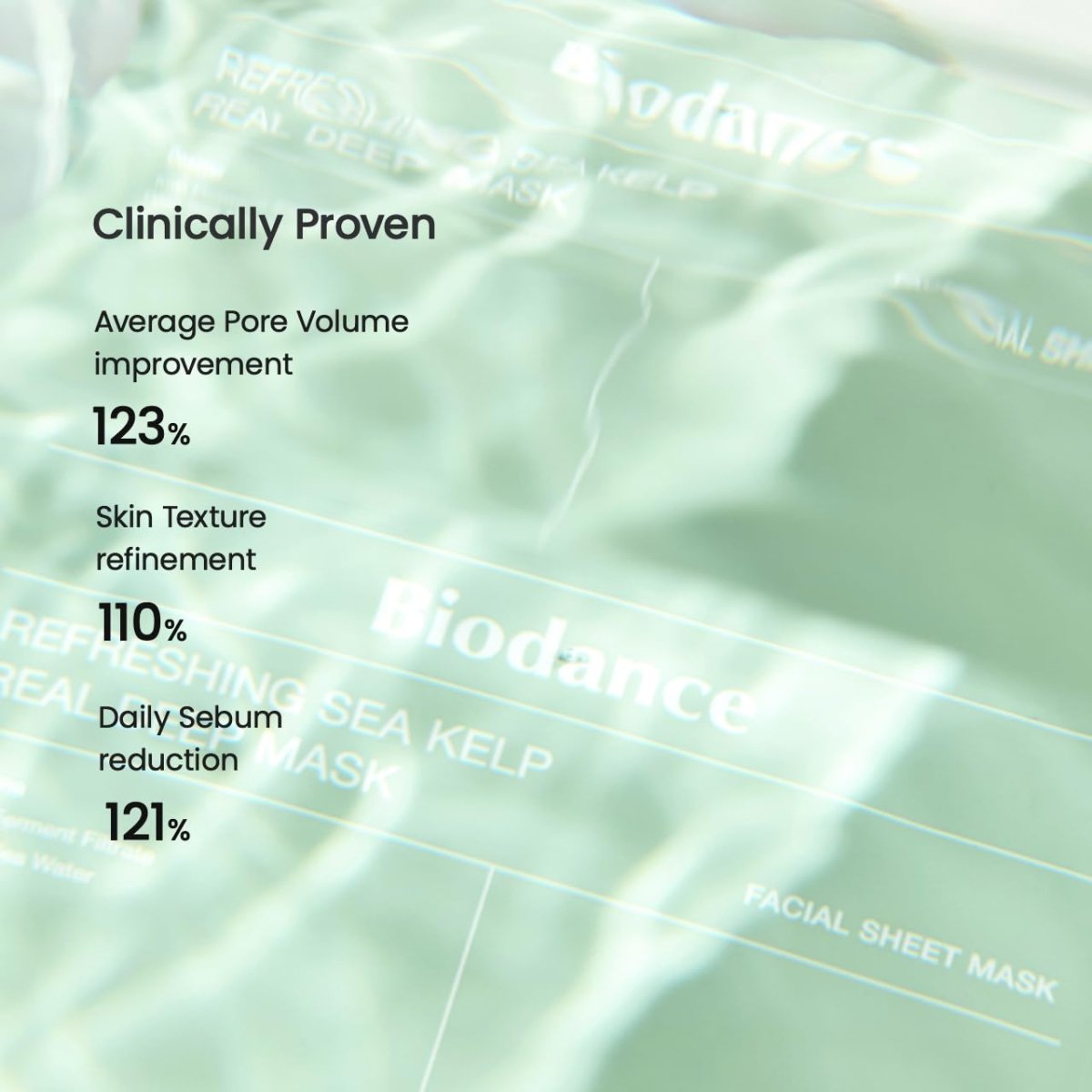 BIODANCE Refreshing Sea kelp Real Deep Mask 4Pcs Health & Beauty