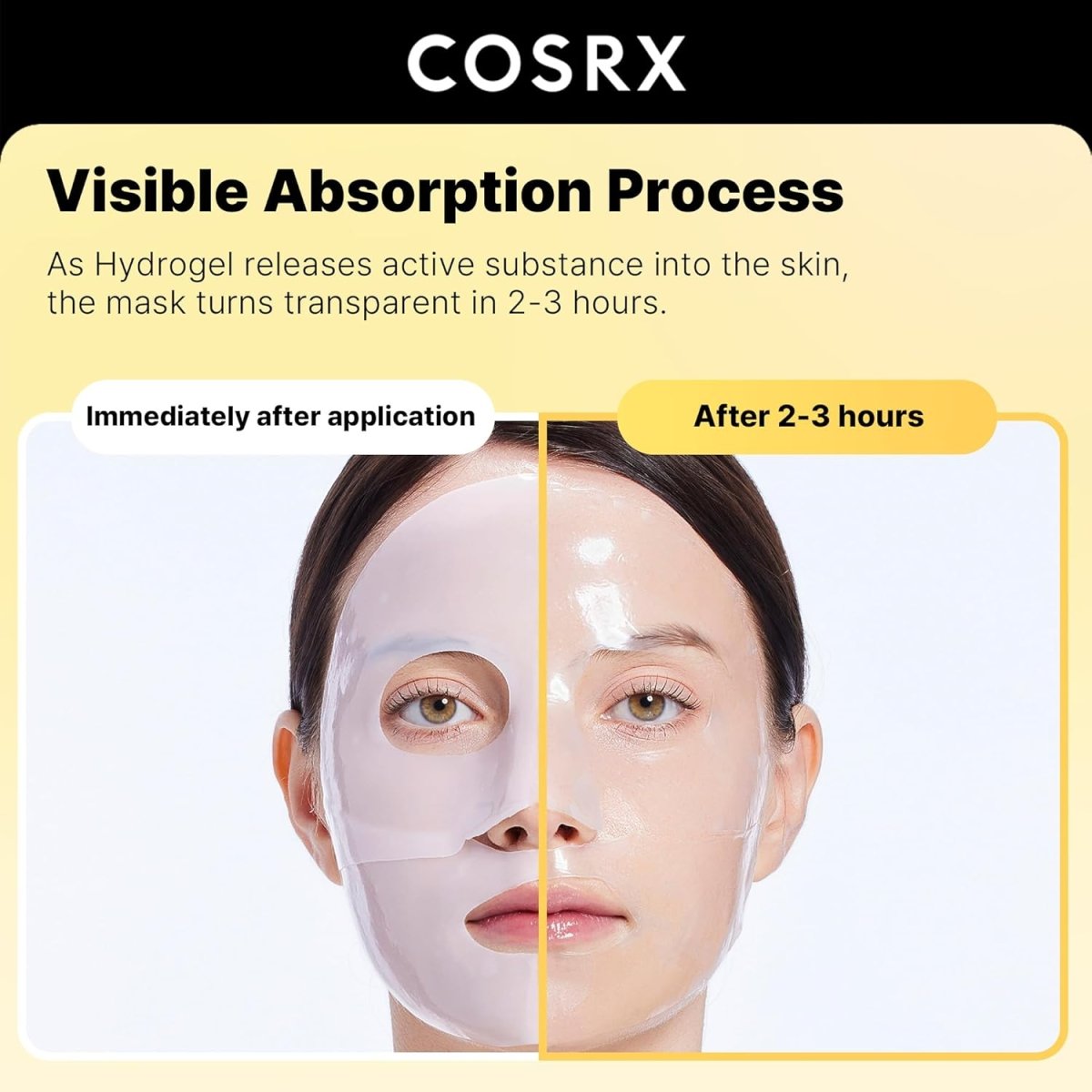 COSRX Advanced Snail Mucin Glass Glow Hydrogel Face Masks 3Pcs Health & Beauty oceanbuy beauty markham toronto free ship USA asian korean skincare