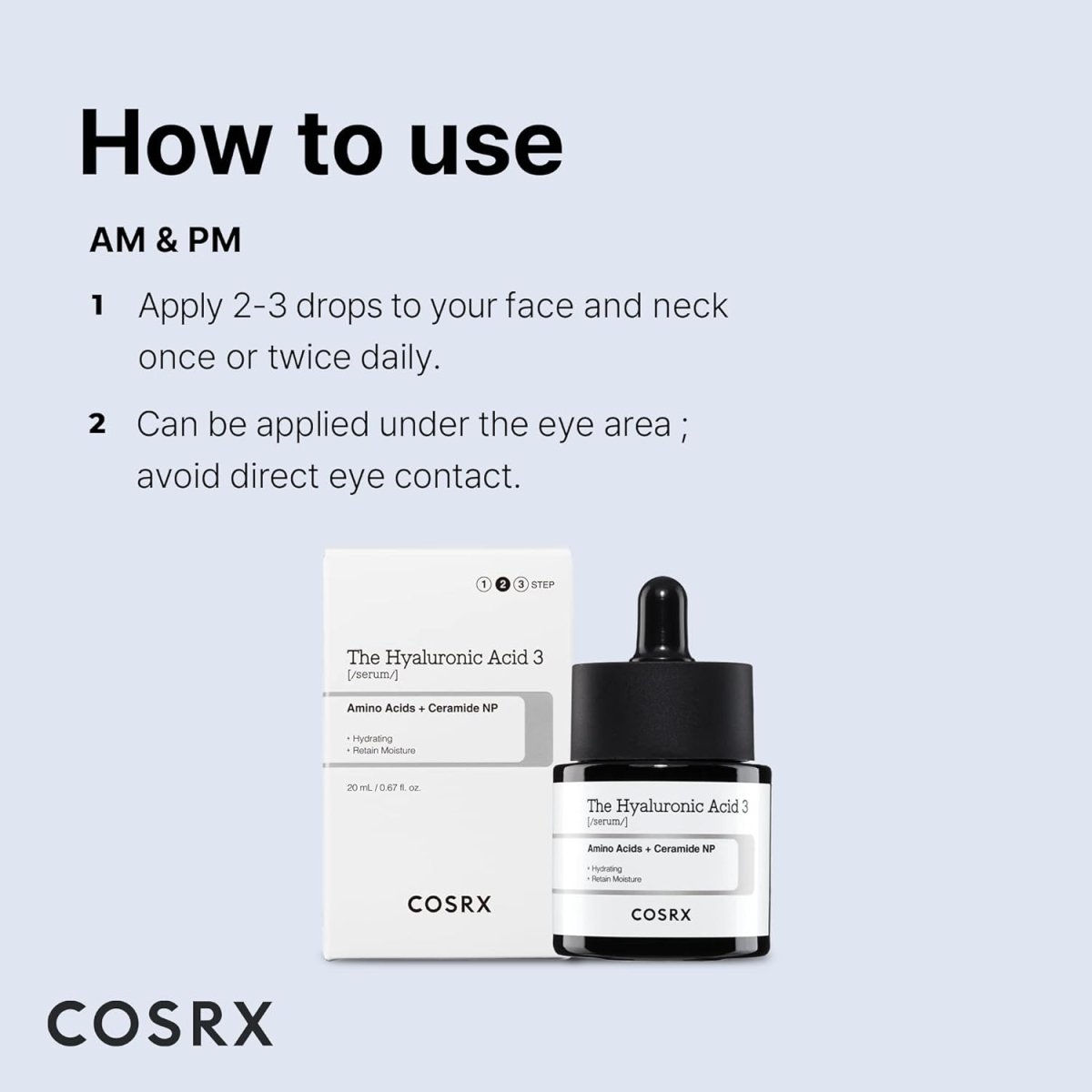 COSRX The Hyaluronic Acid 3 Serum 20ml Health & Beauty Kbeauty markham toronto free ship USA asian korean