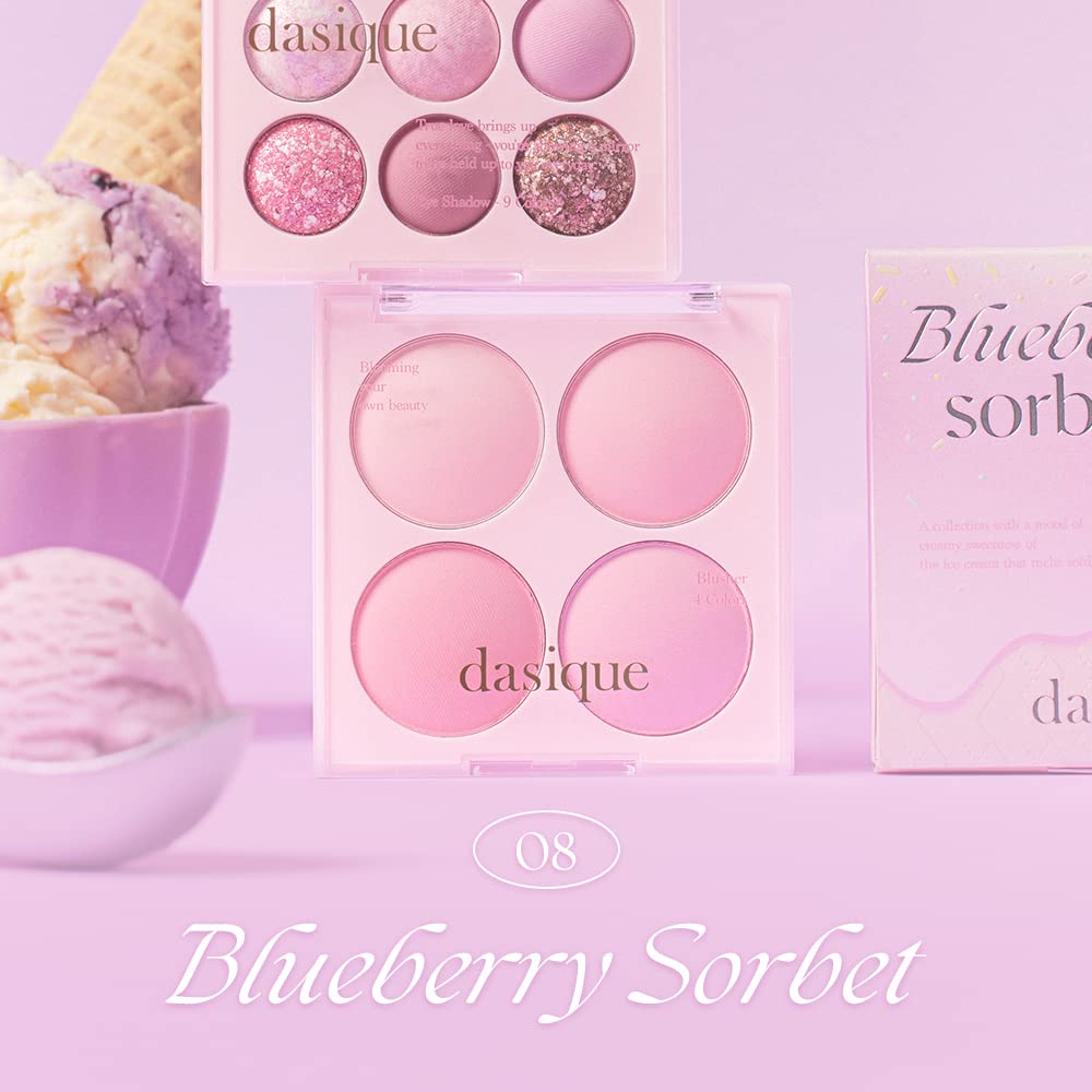 DASIQUE Blending Mood Cheek - #08 Blueberry Sorbet Health & Beauty oceanbuy.ca markham toronto free ship USA asian korean skincare