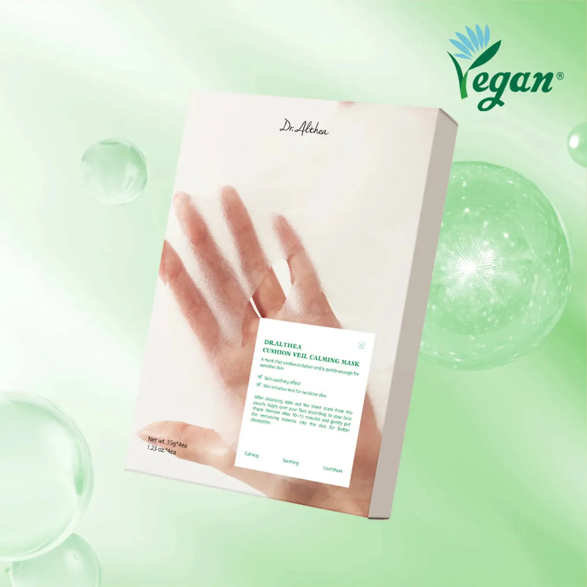 DR.ALTHEA Cushion Veil Calming Mask 4Pcs Health & Beauty