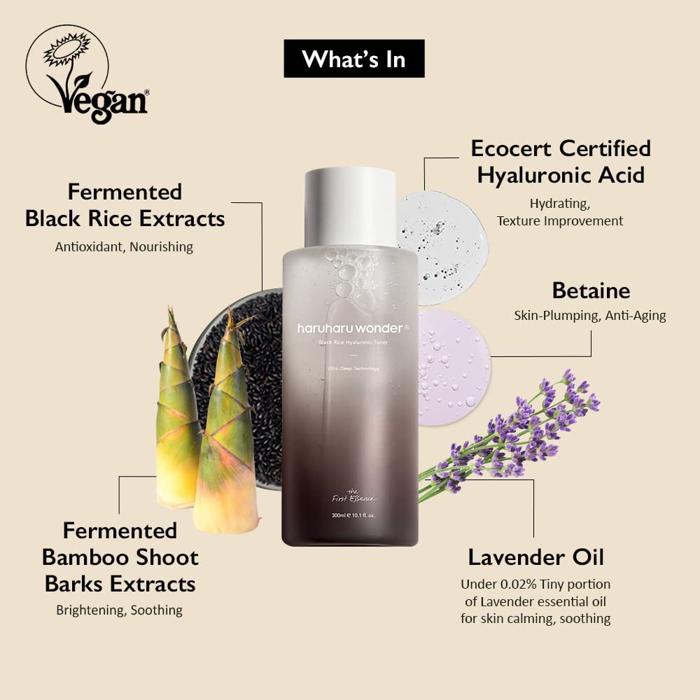 HARUHARU WONDER Black Rice Hyaluronic Toner 150ml Health & Beauty oceanbuy.ca markham toronto free ship USA asian korean skincare