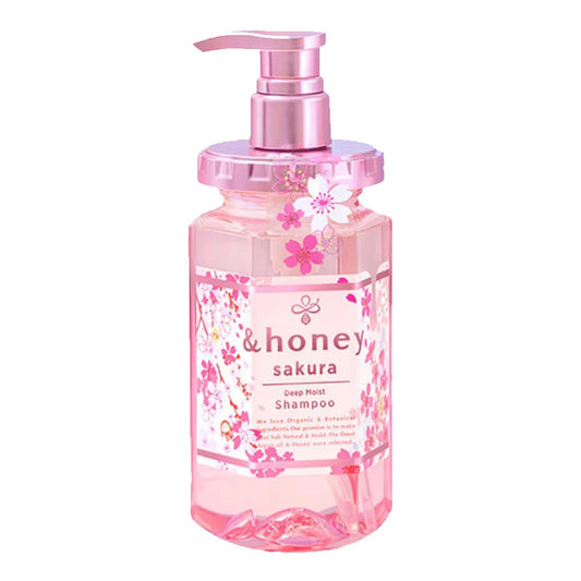 &HONEY Sakura Deep Moist Shampoo 440ml Hair Care