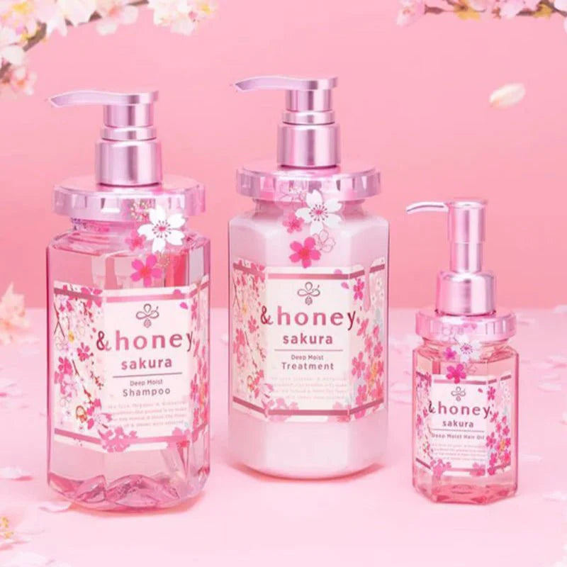 &HONEY Sakura Deep Moist Shampoo 440ml Hair Care