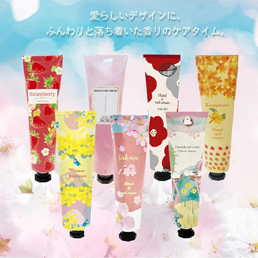 HONYARADOH Hand & Nail Cream 30g - Peach Tea