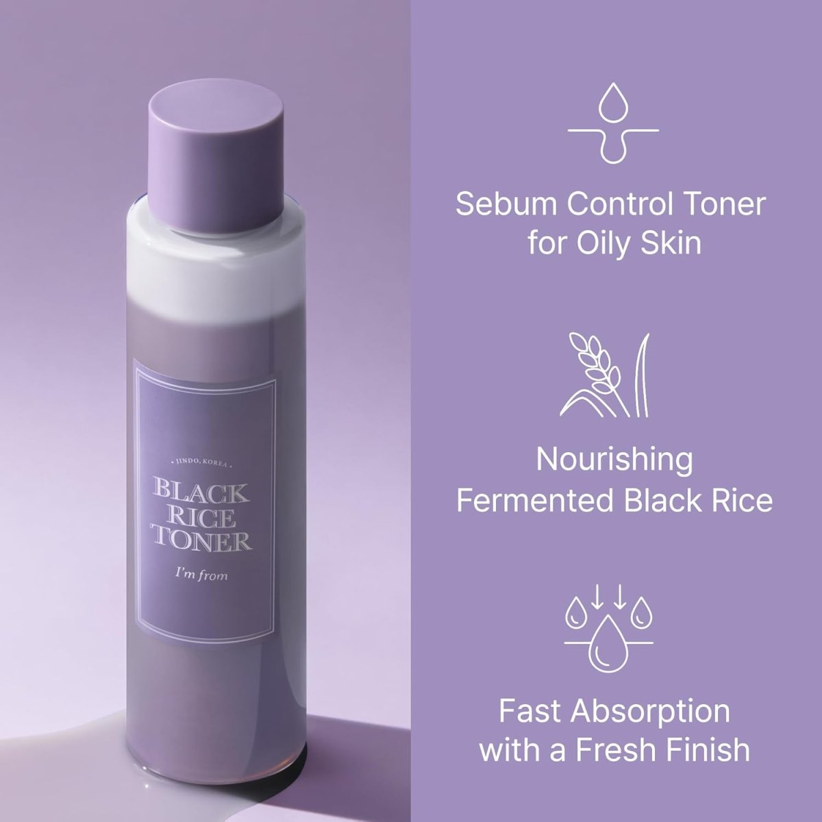 I'M FROM Black Rice Toner 150ml Health & Beauty