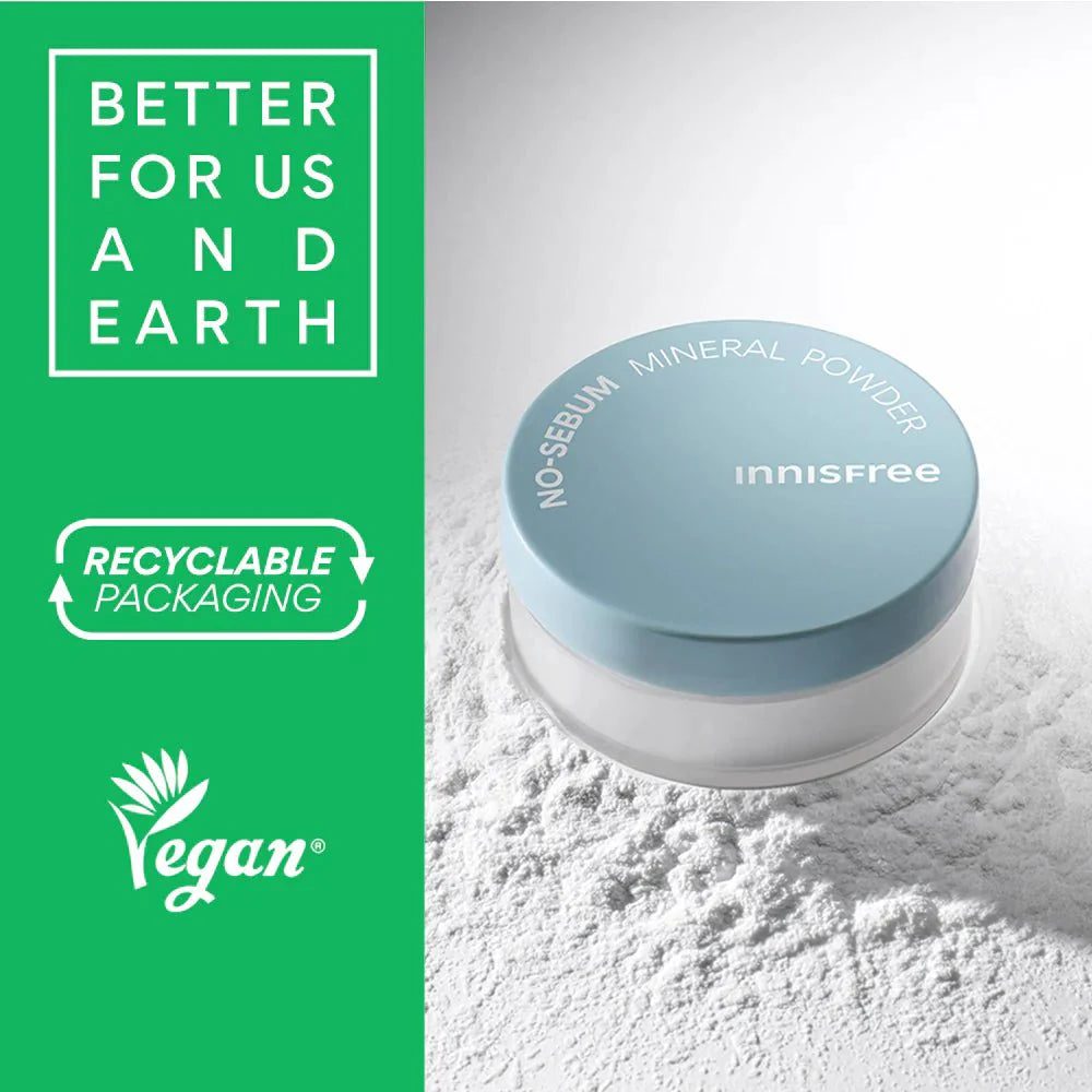 INNISFREE No - Sebum Mineral Powder 5g NEW PACKAGE Health & Beauty oceanbuy.ca markham toronto free ship USA asian korean skincare