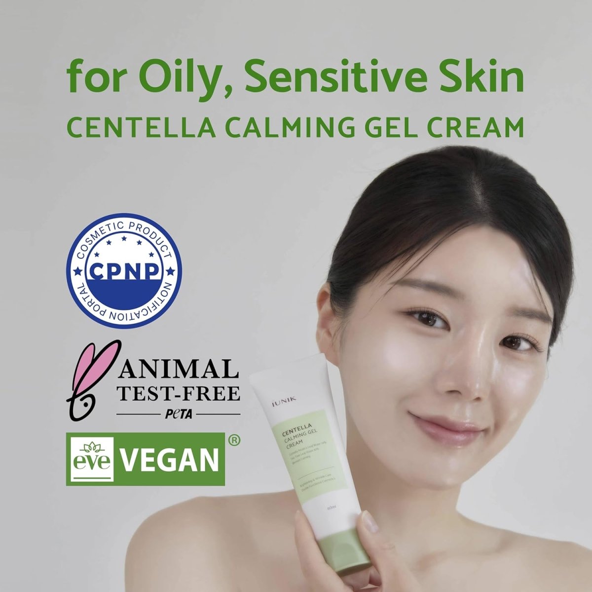 iUNIK Centella Calming Gel Cream 60ml Health & Beauty