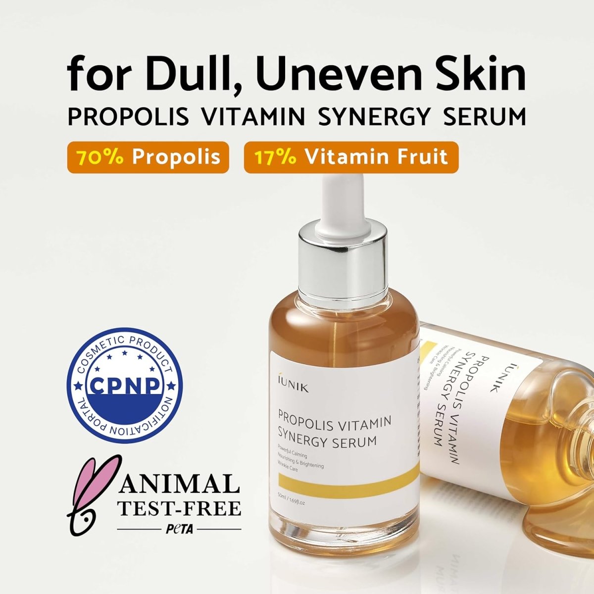 iUNIK Propolis Vitamin Synergy Serum 50ml Health & Beauty