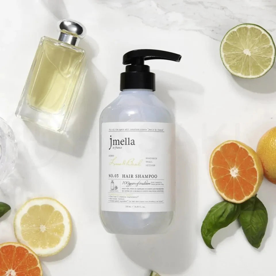 JMELLA In France Hair Shampoo 500ml - No.03 Lime & Basil Hair Care oceanbuy beauty markham toronto free ship USA asian korean skincare