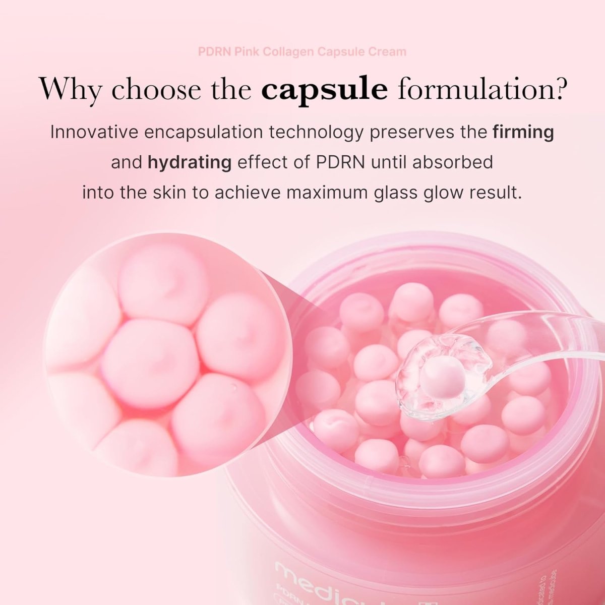 MEDICUBE PDRN Pink Collagen Capsule Cream 55g Health & Beauty oceanbuy beauty markham toronto free ship USA asian korean skincare