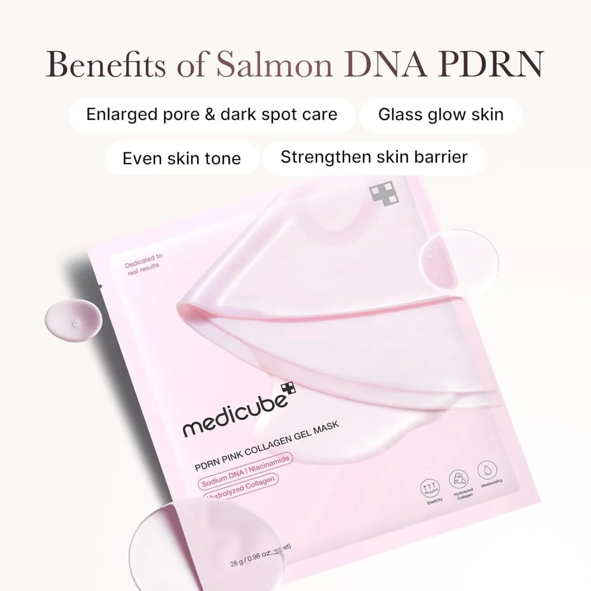 MEDICUBE PDRN Pink Collagen Gel Mask 1Pcs Health & Beauty oceanbuy beauty markham toronto free ship USA asian korean skincare