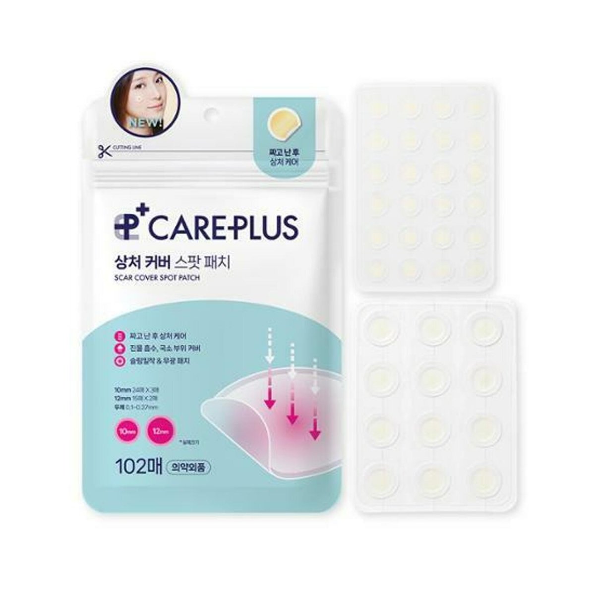 OLIVE YOUNG Care Plus Spot Cover Spot Patch 102 Count Health & Beauty oceanbuy.ca markham toronto free ship USA asian korean skincare