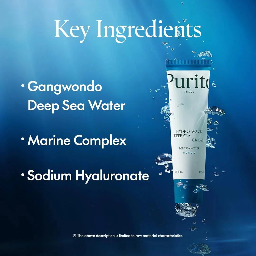 PURITO Deep Sea Pure Water Cream 50g Health & Beauty Kbeauty markham toronto free ship USA asian korean