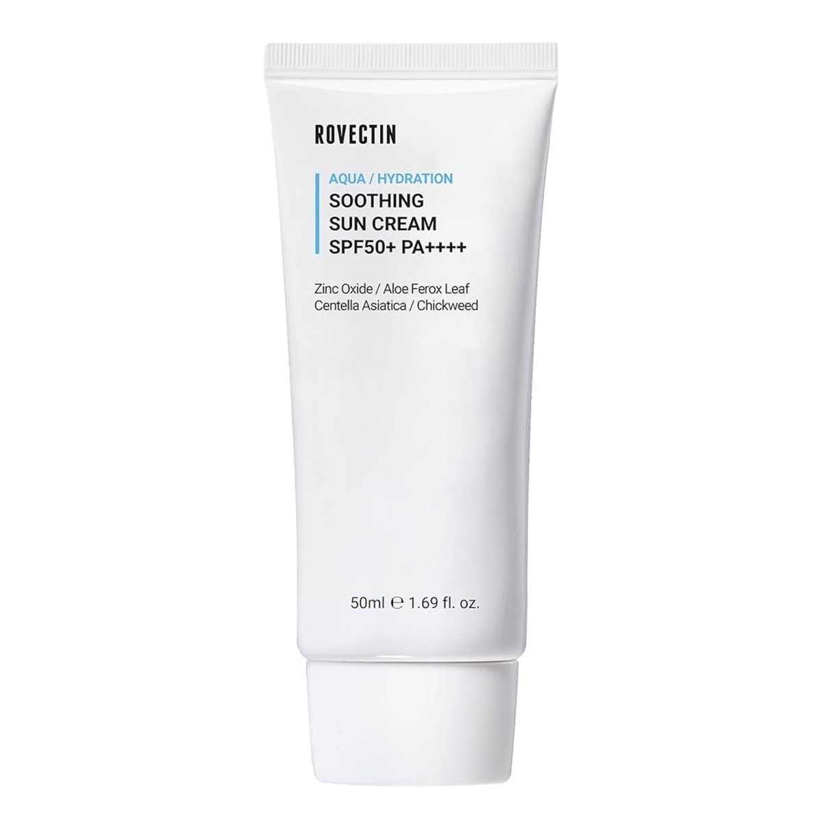 ROVECTIN Aqua Soothing Sun Cream SPF50+ PA++++ 50ml Health & Beauty Kbeauty markham toronto free ship USA asian korean