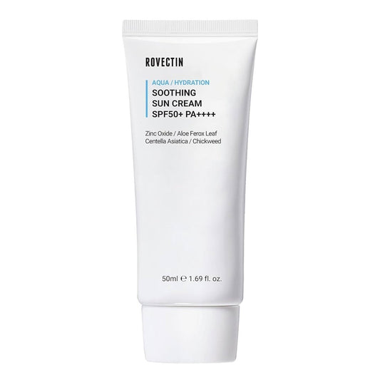 ROVECTIN Aqua Soothing Sun Cream SPF50+ PA++++ 50ml Health & Beauty Kbeauty markham toronto free ship USA asian korean