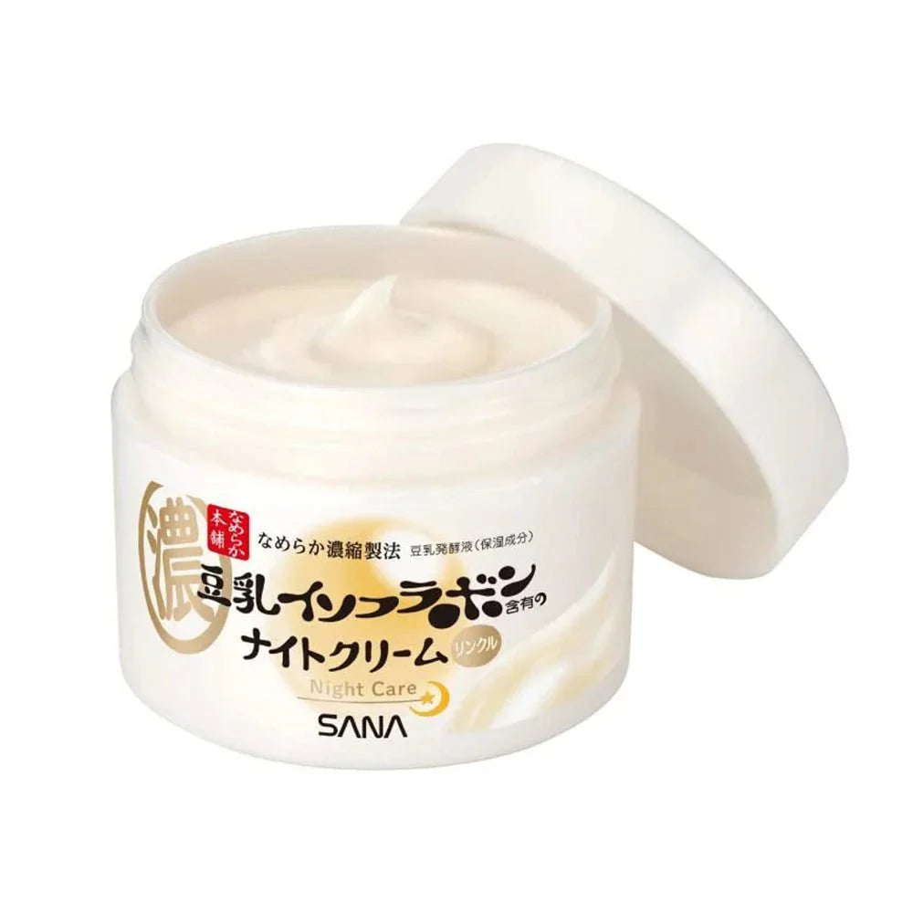 SANA Nameraka Honpo Soy Milk Isoflavone Wrinkle Night Cream 50g Health & Beauty oceanbuy beauty markham toronto free ship USA asian korean skincare