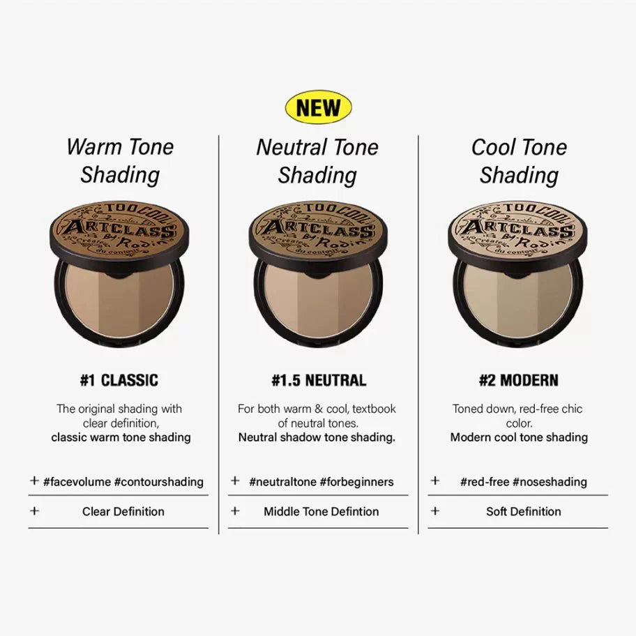 TOO COOL FOR SCHOOL Artclass By Rodin Shading Master 9.5g - 1.5 Neutral Health & Beauty oceanbuy.ca markham toronto free ship USA asian korean skincare
