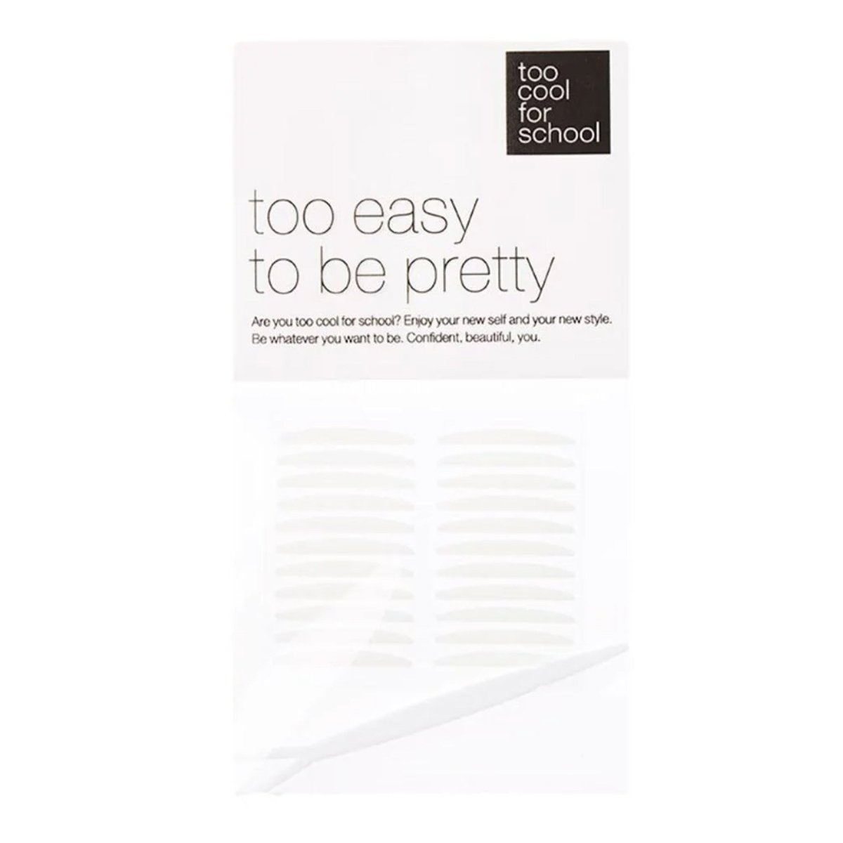 TOO COOL FOR SCHOOL Double - Side Double Eyelid Tape 22 Pairs Health & Beauty