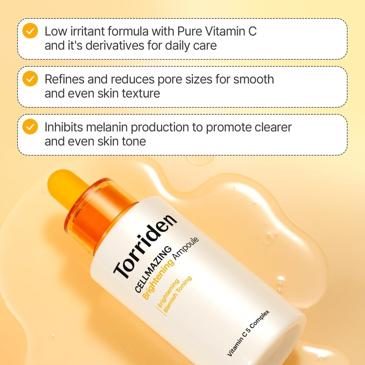 TORRIDEN Cellmazing Vita C Brightening Ampoule 30ml Health & Beauty