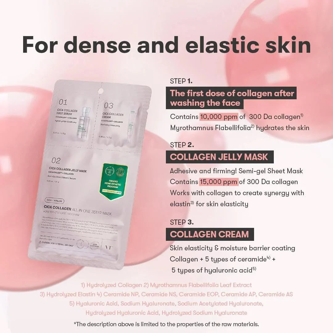 VT CICA Collagen All - in - One 3 - Step Mask 1Pcs Health & Beauty oceanbuy beauty markham toronto free ship USA asian korean skincare